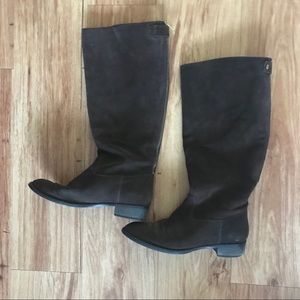 Brown Suede J.Crew Boots